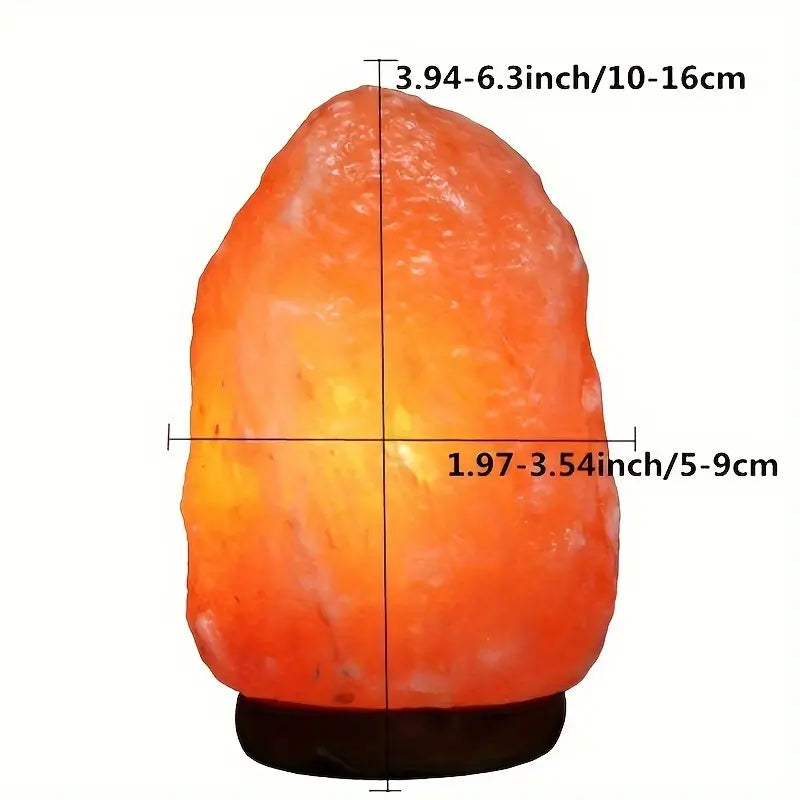 Natural Himalayan Salt Lamp USB Powered Air Healing Night Light