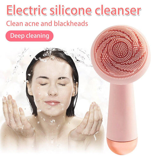 Electric Facial Brush Skin Massager Electric Face Brush USB Clean Waterproof