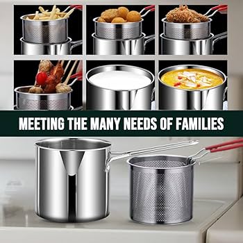 Multi Functional Stainless Steel Rust Resistant 1200ML Deep Fryer