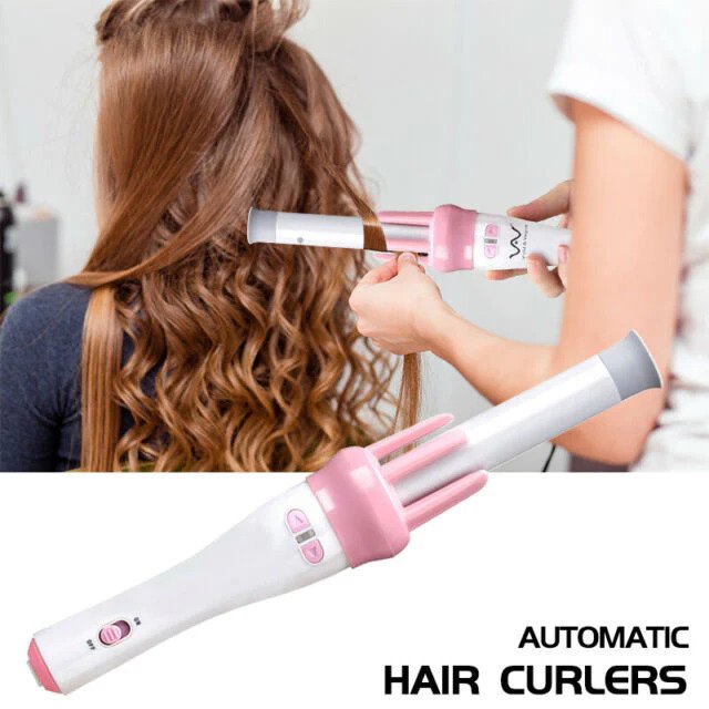 360° Rotation Automatic Ceramic Hair Roller Curling Iron Styling Wand
