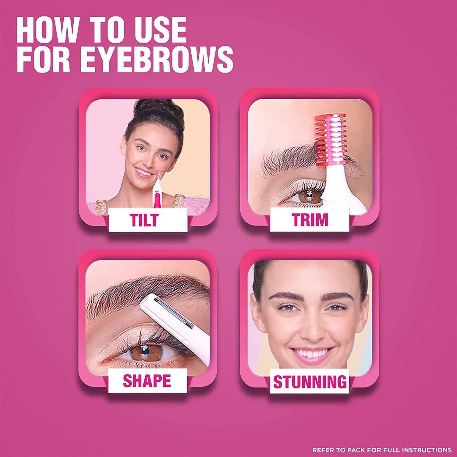 Veet Sensitive Precision Beauty Styler and Eyebrow Tools Trimmer For Women