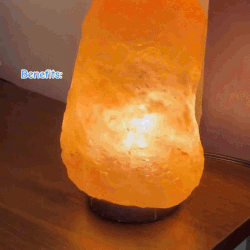 Natural Himalayan Salt Lamp USB Powered Air Healing Night Light