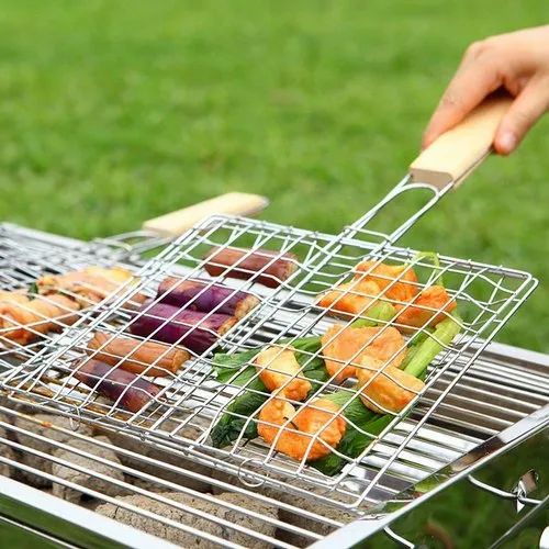 Multi Purpose Stainless Steel Barbecue Portable BBQ Grill Roast
