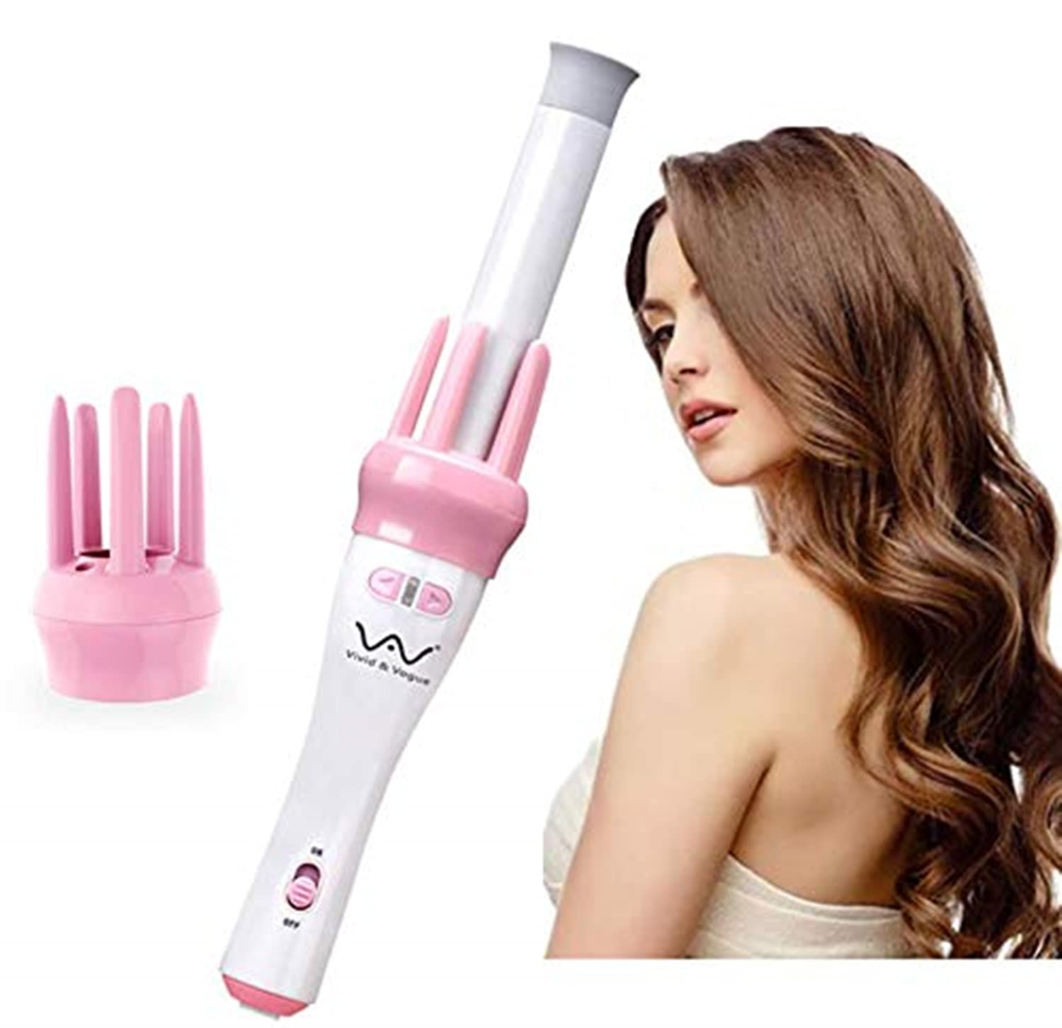 360° Rotation Automatic Ceramic Hair Roller Curling Iron Styling Wand