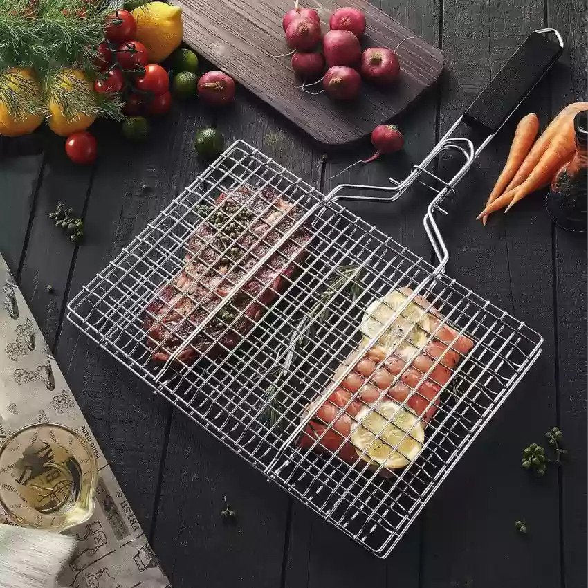 Multi Purpose Stainless Steel Barbecue Portable BBQ Grill Roast