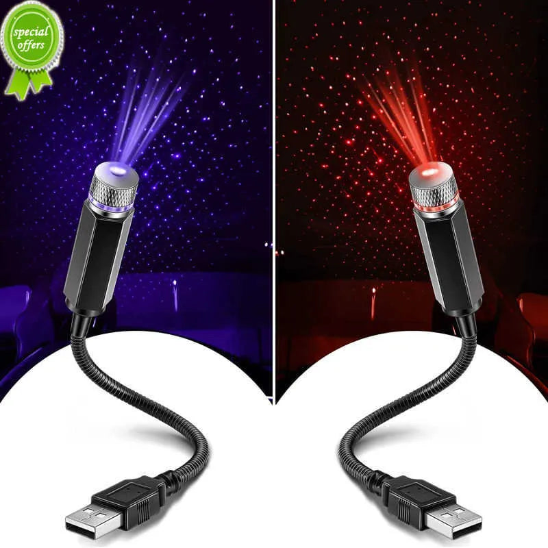 USB Star Night Light Projector with 9 Functional Modes
