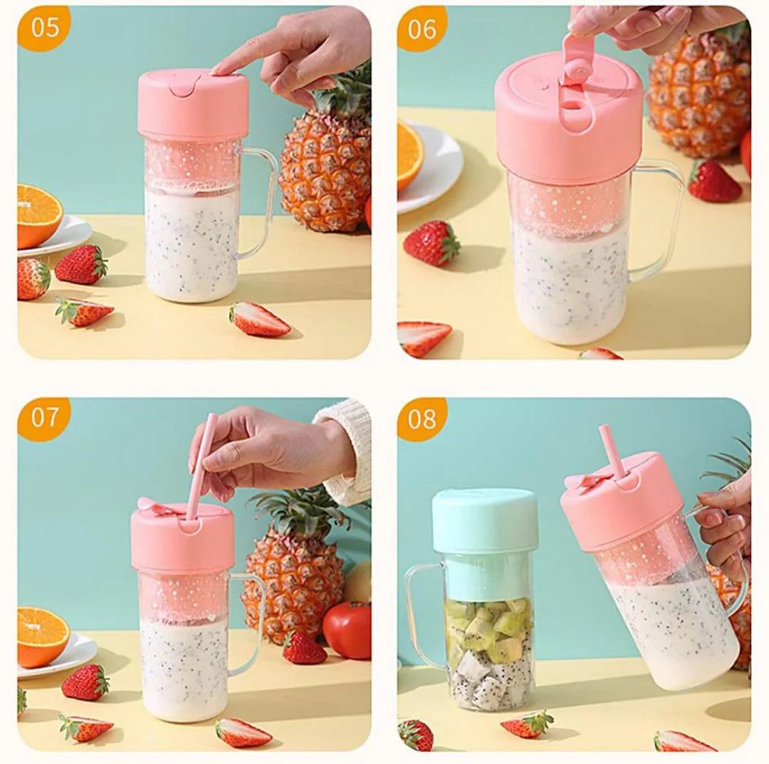Portable Mini USB Rechargeable Juicer Blender