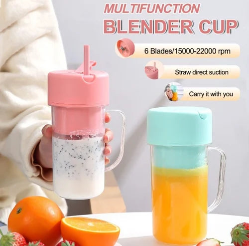 Portable Mini USB Rechargeable Juicer Blender