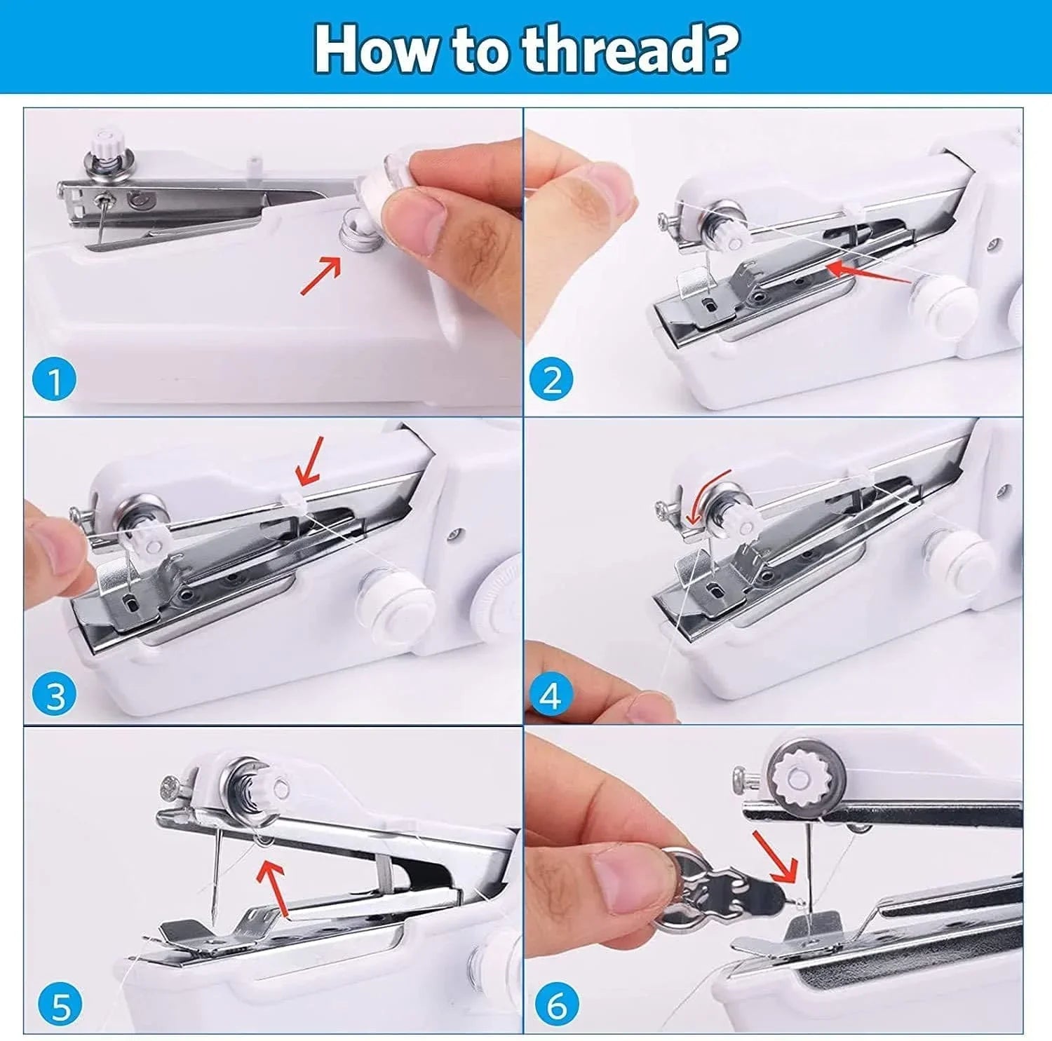 Handy Stitch Hand Held Portable Sewing Machine